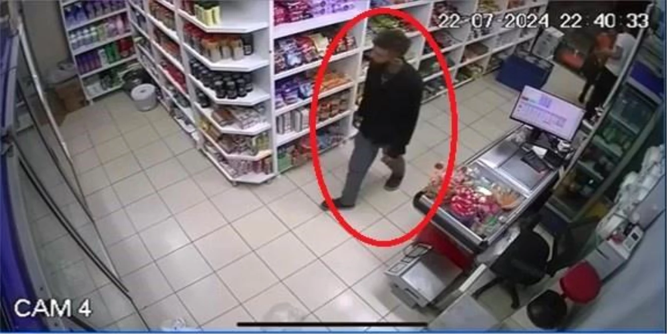 Bursa’da Market Hırsızı Güvenlik Kamerasına Yakalandı